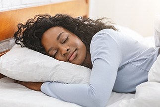 Woman resting